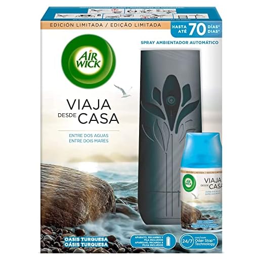 Air Wick Ambientador Freshmatic Completo Life Scents Oasis Turquesa, Aparato + recambio