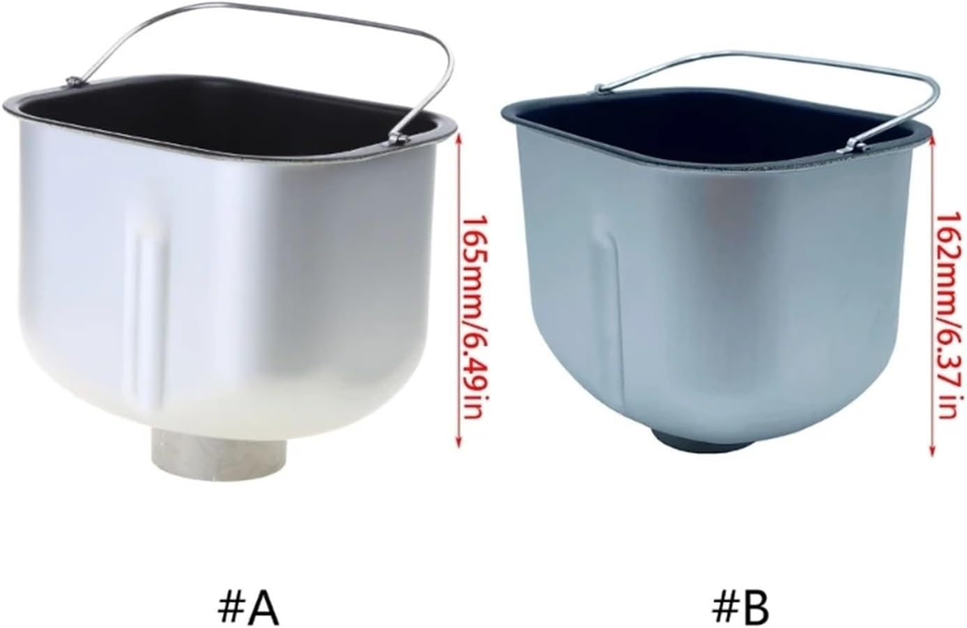 Household Bread Machine Baking Bucket Bread Machine Plate Bread Baking Pans Bread Machine Parts Kitchen Making Bread(Tall)
