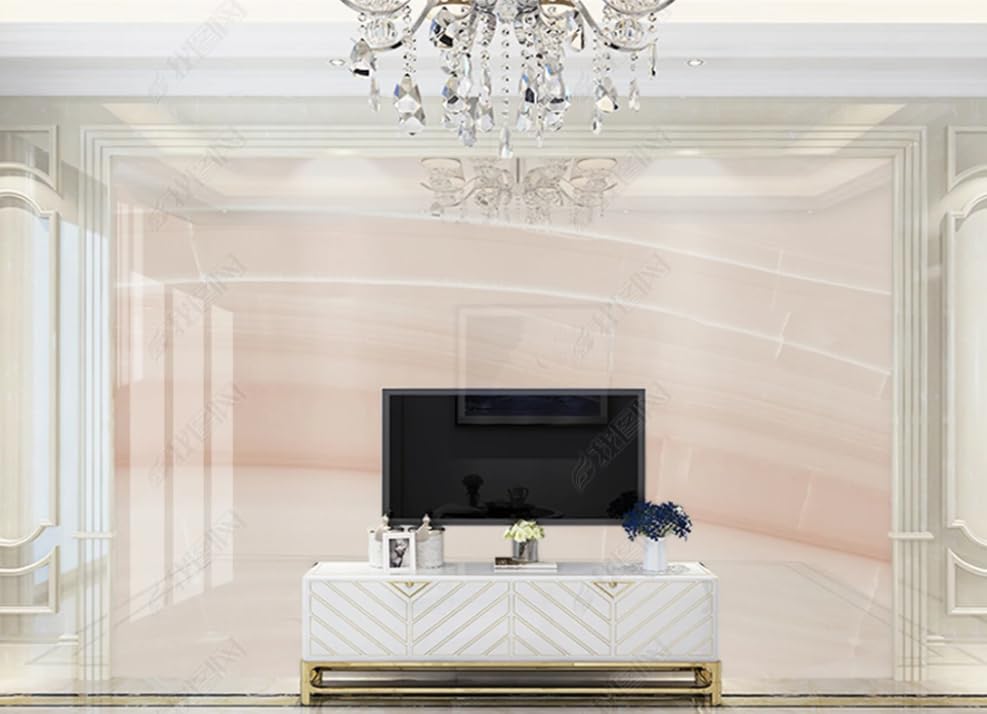 Papier peint intissé style marbrage microcristallin pour illuminer une chambre parentale