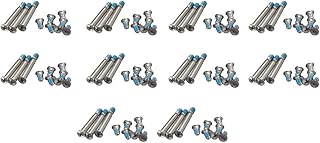 JUJIAN 100Pcs/10 Set A1278 A1286 A1297 Bottom Screws for Pro 13 Inch 15 Inch Screw Screws for Bottom Bottom Case 2008-2012