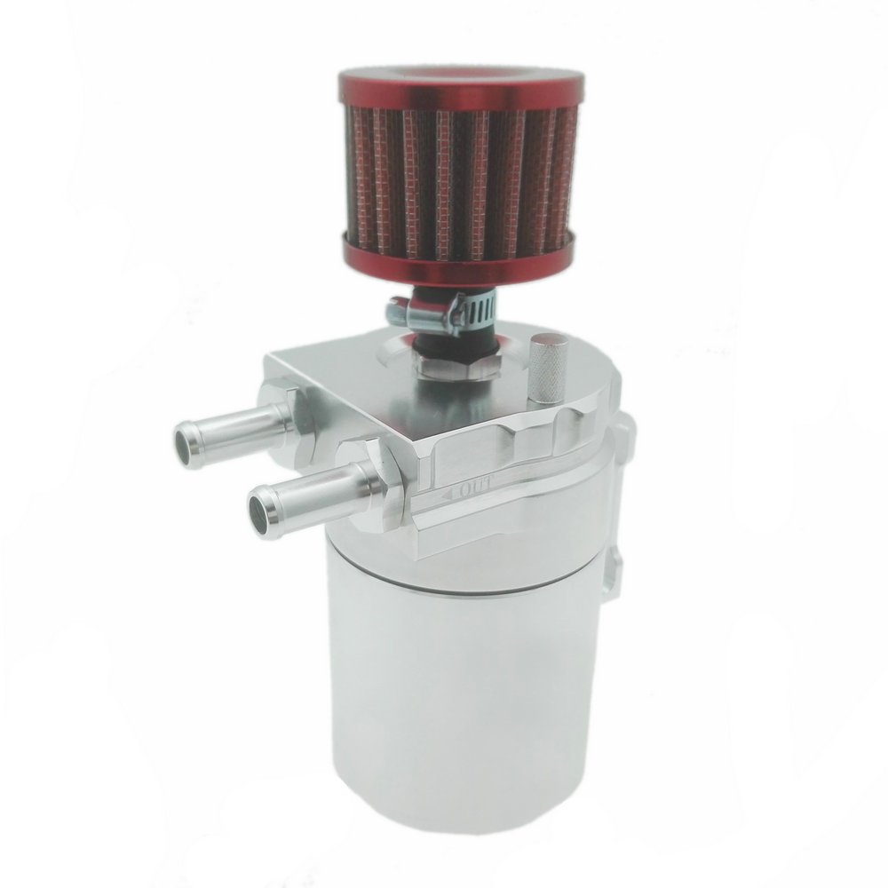 Heinmo Catch Tank Serbatoio Olio Motore In Alluminio T-6061 - 750ml, Universale Per Turbo, Colore Blu - 6
