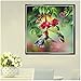 5D DIY Diamond Painting Kit Hummingbird Rhinestones Embroidery Square Drill Mosaic Picture Home Decor (12X12 inch)