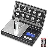 THINKSCALE Gram Scale, 200g/0.01g Mini Pocket Scale with 6 Units, Tare, Scales Digital Weight Grams for Jewelry, Herb, Medicine, Powder, Cal Weight Included