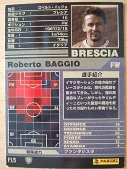 Amazon.co.jp: WCCF 01-02キラカード FA01 ロベルト・バッジョ