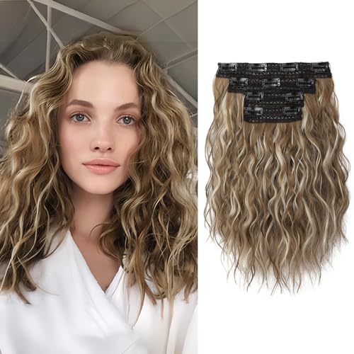 REECHO 4PCS Clip-In Hair Extensions 12