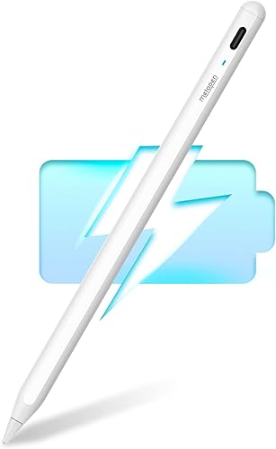 Metapen Lápiz A8 para iPad 2018-2022 (carga 2 veces más rápida, 2 puntas duraderas), lápiz óptico con rechazo de palma para Apple iPad 10 a 6