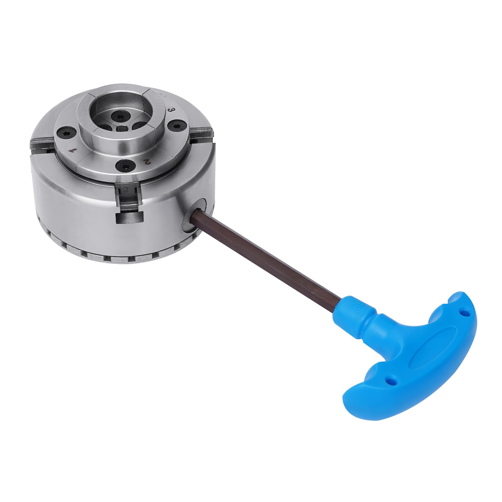 Mandrino per tornio a tornio, mini 4, set di 4 ganasce, mandrino autocentrante M33, filettatura 96-125 mm, campo di serraggio per fresatura legno