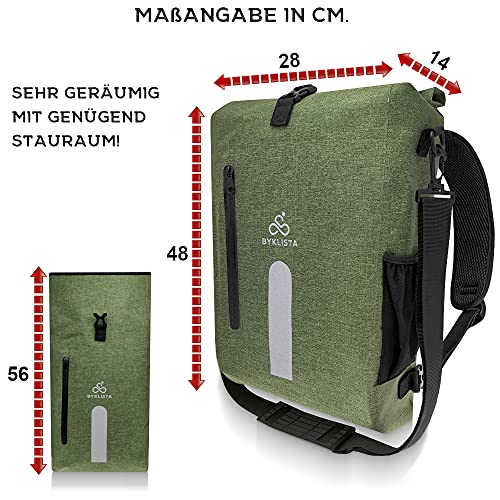 byklista fahrradtasche BYKLISTA: Fahrradtaschen Türkische Spezialitäten Farbe:RED MAT aufbewahrung urlaubsanträge Sol Buchstabe:F