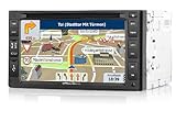 Bildschirm-Auflösung: 800 x 480 Pixel • Up-to-Date-Garantie: Kostenloses Karten-Update innerhalb von 30 Tagen nach Empfang des ersten GPS-Signals • Bluetooth-Profile: SDP, HFP, A2DP, AVRCP, PBAP, SPP • Musik: MP3, WMA, AC3, AAC, PCM, MP2 • Musik-Ausgangsleistung: 4 x 45 Watt • Anschlüsse für Einbau: AV-Eingang (Cinch, z.B. für Rückfahrkamera), GPS-Antenne, Radio-Antenne, ISO-Anschluss, 10-poliger Anschluss für AV-Erweiterungs-Adapter (bitte dazu bestellen)