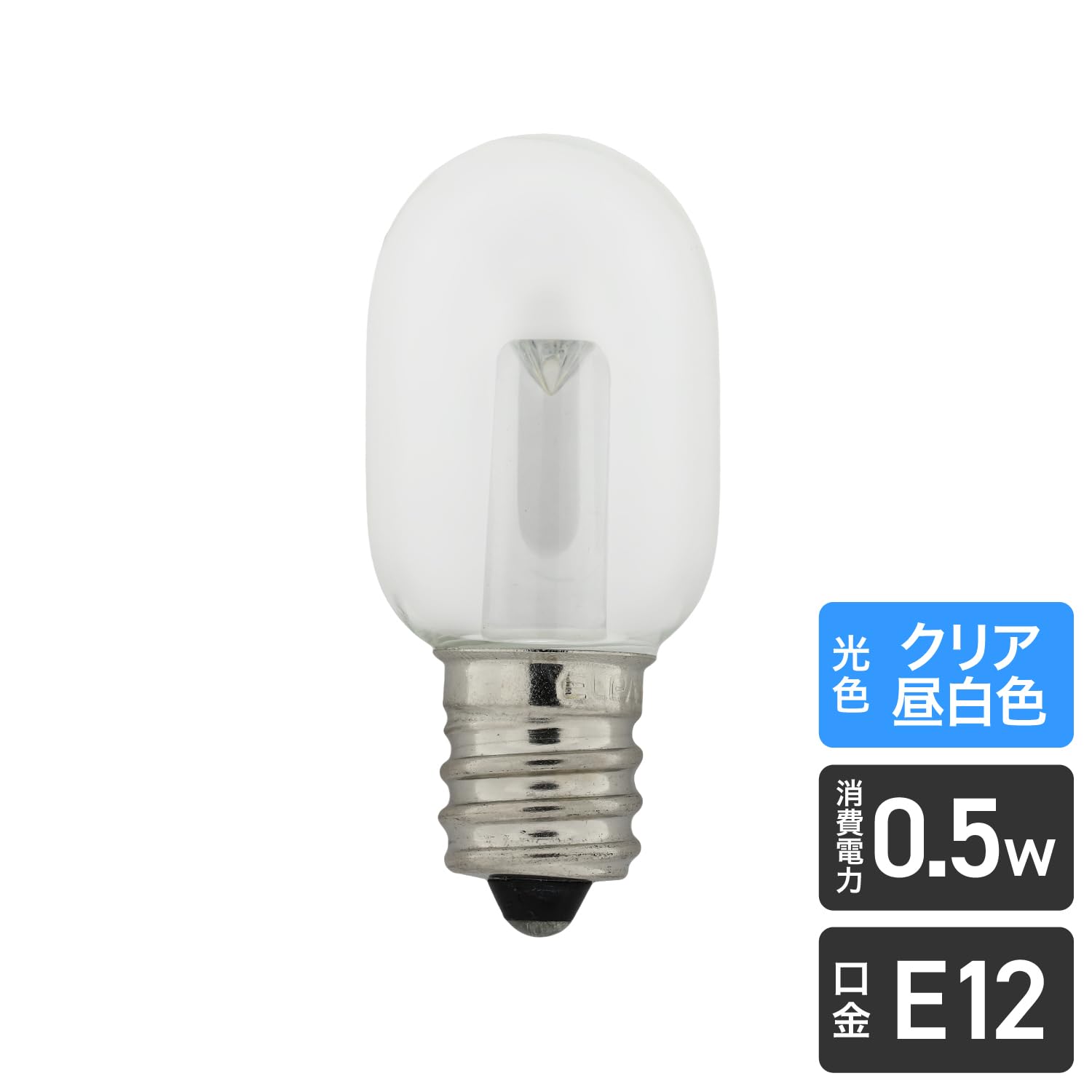 ELPA LEDナツメ球 口金直径12mm クリア昼白色 LDT1CN-G-E12-G105 g6bh9ry Amazon | ELPA LEDナツメ球 口金直径12mm クリア昼白色 LDT1CN-G-E12