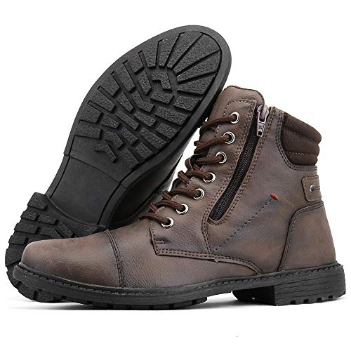 Bota Coturno Adventure Sapatofran com Zíper Tratorada Com Relógio Magnético (42)