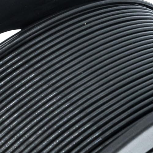 Image of Black PLA Basic 1.75mm 1kg Spool 600mm /s High Speed 3D Printer Filament FDM | Beginner friendly Low warping No tangle Smooth finish Neatly wound Fast 1kg spool 2.2lbs AMS compatible for Bambu Prusa