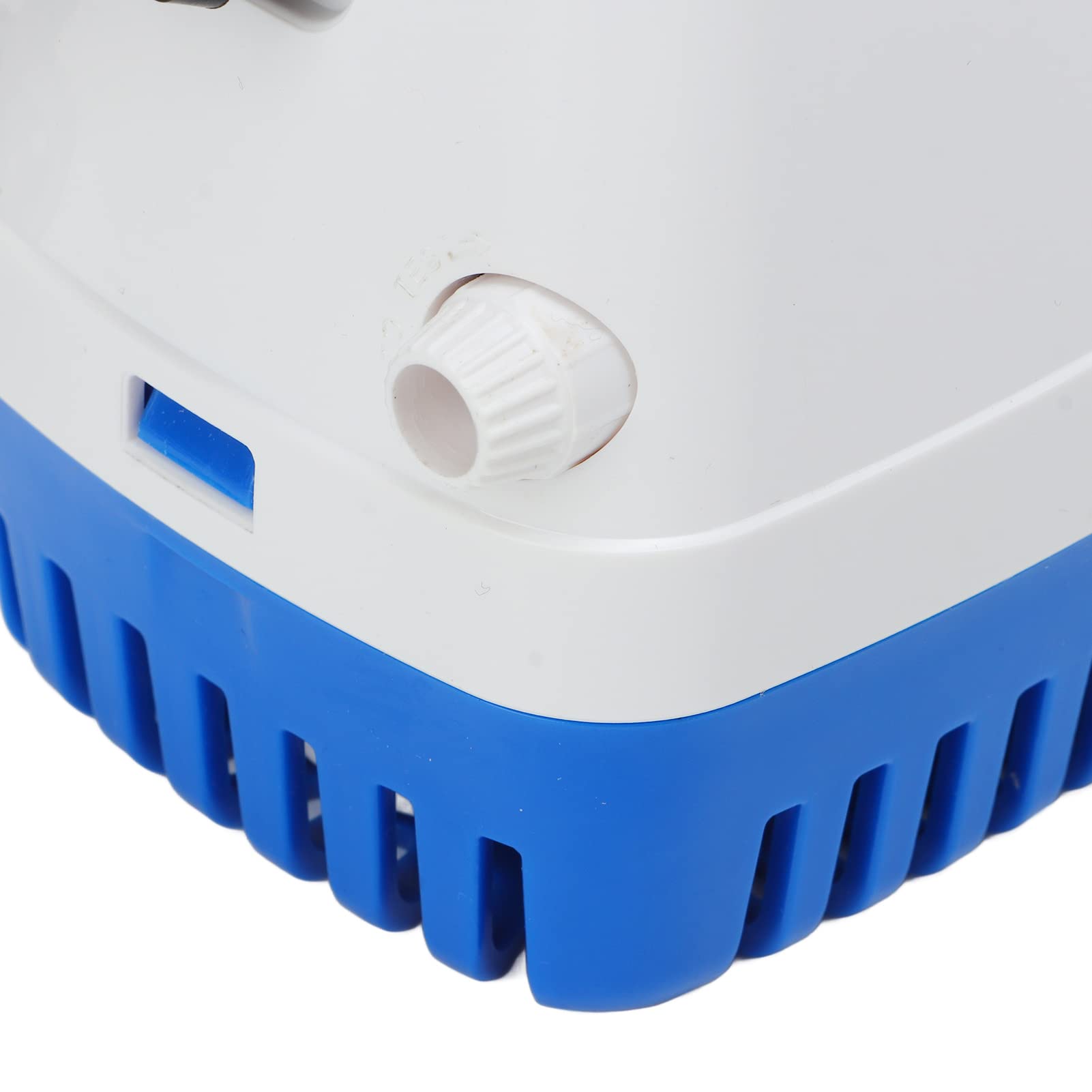 Bomba de agua de achique sumergible automática para barco 12V Accesorios de barco de plástico con interruptor de flotador Operación completamente automática Filtro extraíble (1100GPH)