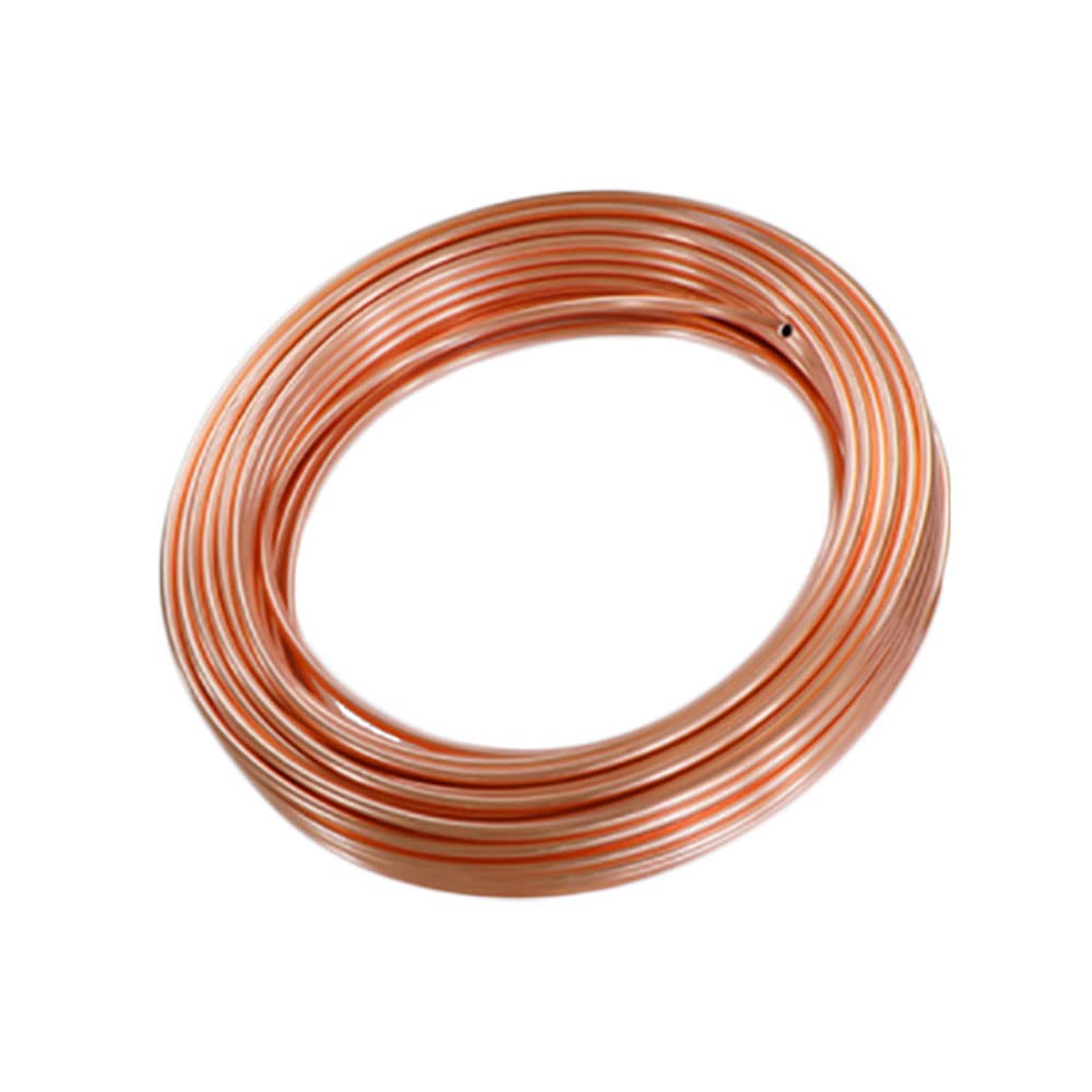 Tubo in rame morbido avvolto, Tubo magnetico in filo di rame smaltato 99,9% T2 morbido, dimensioni multiple(5 meter x 14mm x 1mm)