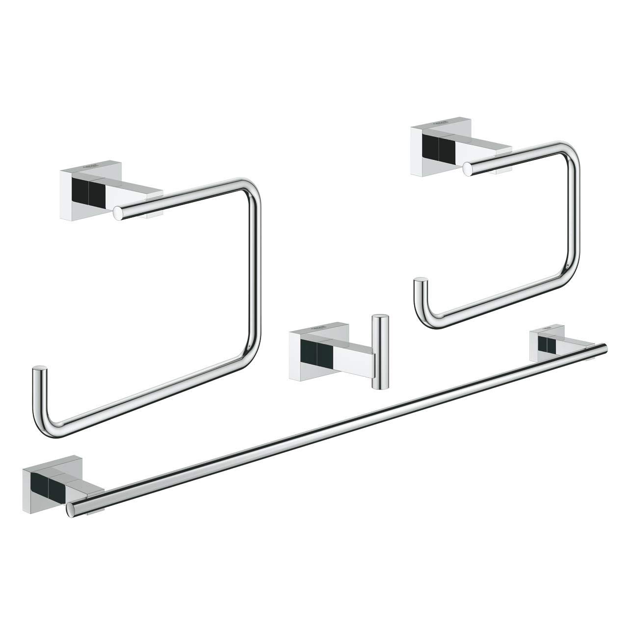 Grohe Essentials Cube Aksesuar Seti 4 Parça Krom-40778001