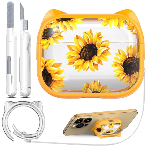 Coque AirPods Pro 2 avec support téléphone portable intégré RFUNGUANGO multicolore