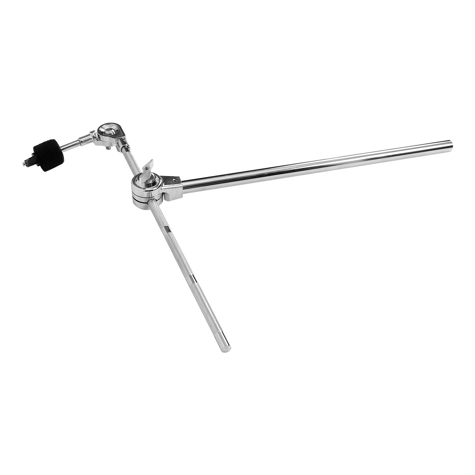 Brazo Articulado para Soporte de Platillos para Platillos de Batería de Aleación de Zinc Ajustable Diseño Versátil Plata