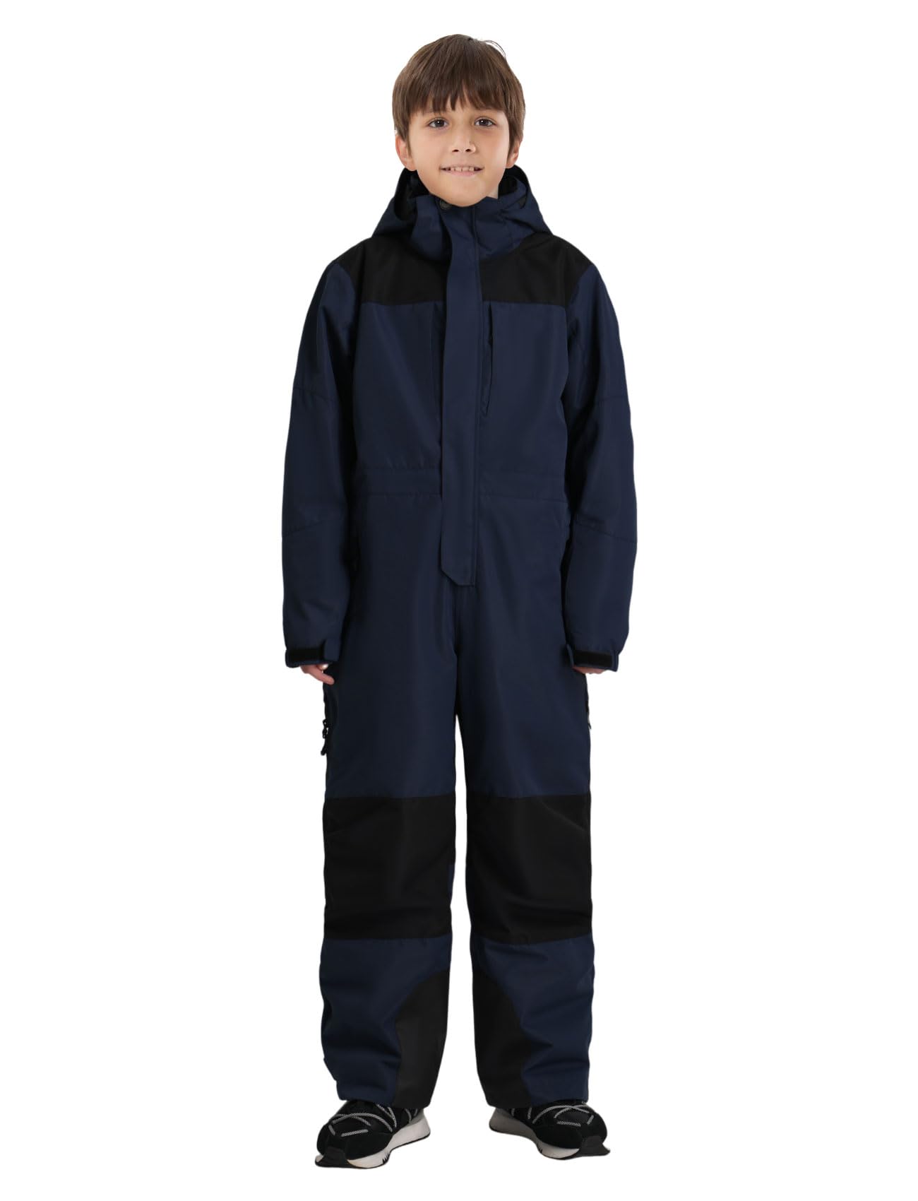 GSOU SNOW Kids Snow Suit Boys Girl Ski Suit One Piece Youth Snowsuit Outfit