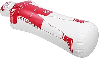 Acouto Saco de Boxeo Inflable para Entrenamiento de Fútbol, ​​Vaso Simulado para Práctica de Ejercicios de Fútbol con Tamaño de 40x160cm, Opción de Color Rojo/Azul