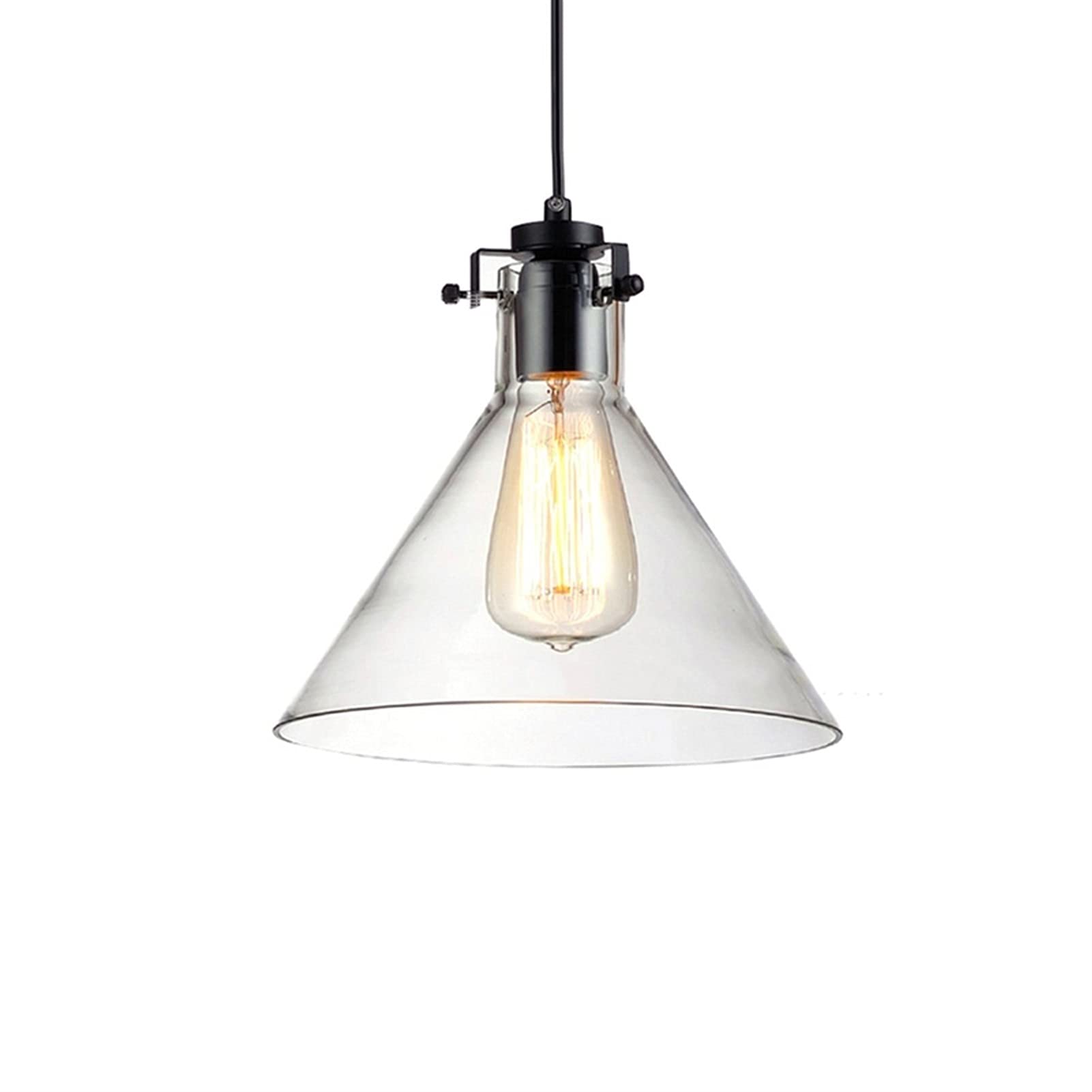 Suspension entonnoir moderne crée une ambiance chaleureuse au salon