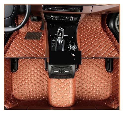 Tapis voiture anti-saleté en cuir marron pour Nissan Teana Altima L33