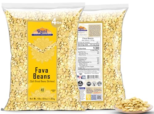 Rani Fava Beans (Split Broad Beans Skinless) 64oz (4lbs) 1.81kg Bulk ~ All Natural | Gluten Friendly | Non-GMO | Kosher | Vegan | Product of USA - Thumbnail 7