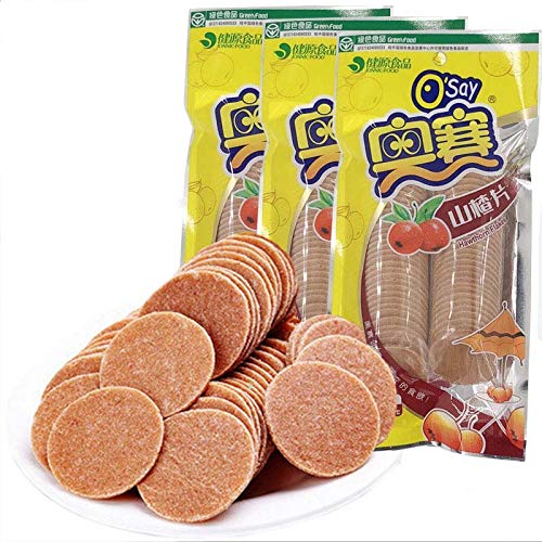 Amazon | 奥賽山楂片【3点セット】 サンザシのお菓子 中華お菓子
