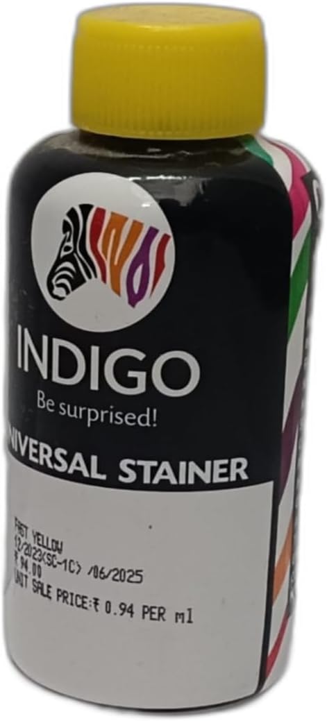 Universal Stainer for Wall Paint Concentrated Stainer Used to Create a Wide Range of Shades Custom Shades Stain 100ml Bottle | Yellow