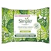 Simple Bio Cleansing Wipes, Voor Het Zachtjes Reinigen Van De Huid, Biologisch Afbreekbare Doekjes – 1 Pak – 20 Stuks