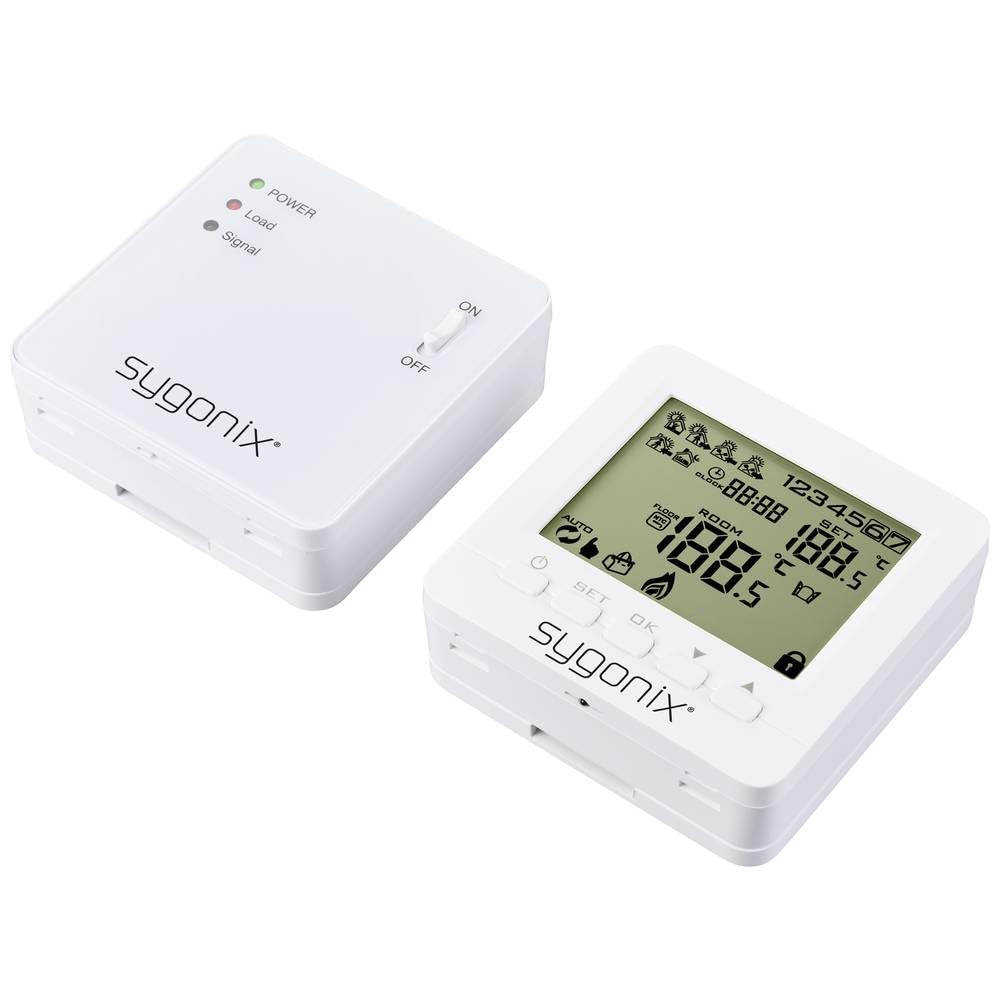 Sygonix SY-5470190 Funk-Raumthermostat Aufputz Wochenprogramm 1 St.