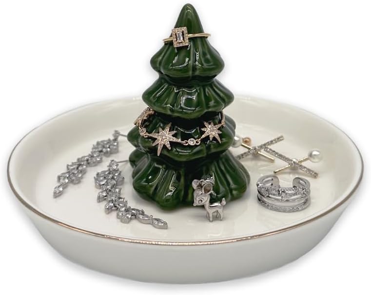Christmas Tree Ring Dish