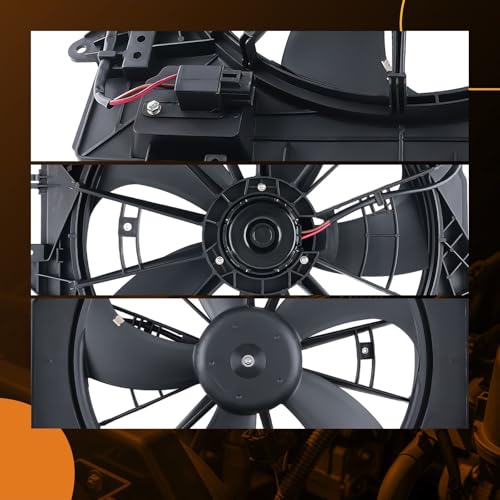 Image of maXpeedingrods AC Radiator Cooling Fan for Cadillac CTS 2009-2013, SRX 2009, STS 2009-2011, GM3115253 622930 25881843