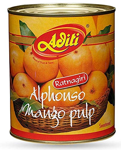 Aditi Ratnagiri Alphonso Mango Pulp, 30.34 oz / 860 g (B01N95MG79) Amazon Price History, Amazon Price Tracker