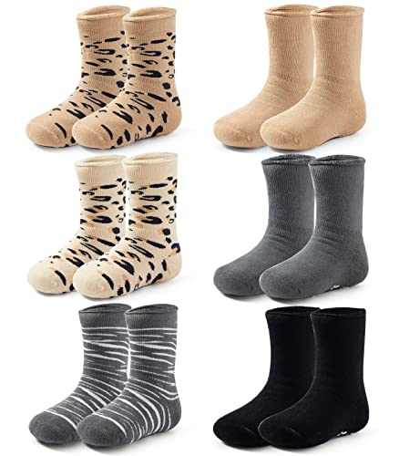 Moon Tree Baby Non Slip Socks Baby Boys Winter Warm Socks with Grips for Baby Girls Christmas Socks