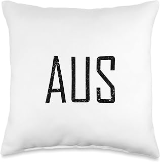 Austin AUS Airport Code Texas AUS Throw Pillow