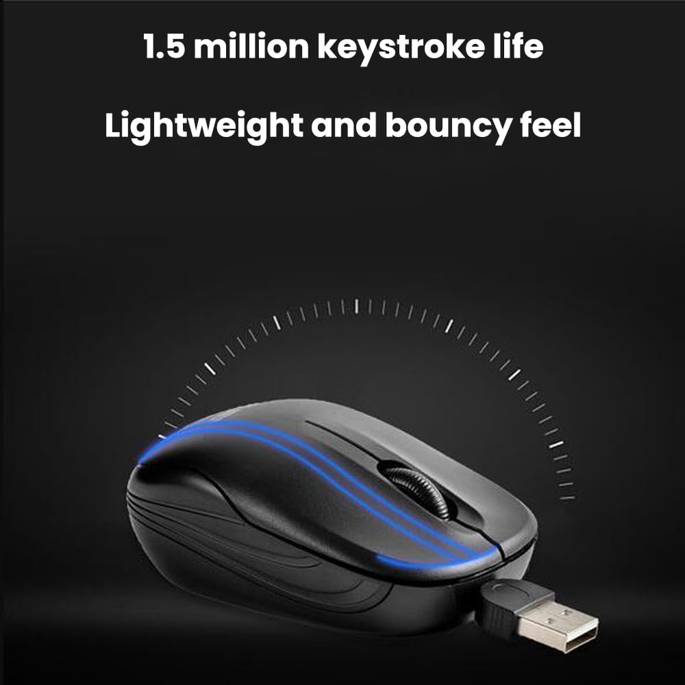 Amazon.com: Generic USB Wired Retractable Gaming Mouse - Optical