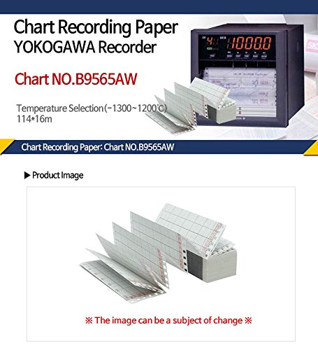 Yokogawa - Papier d'enregistrement pour cartes 114 x 16 m : NO.B9565AW (sélection de température possible)