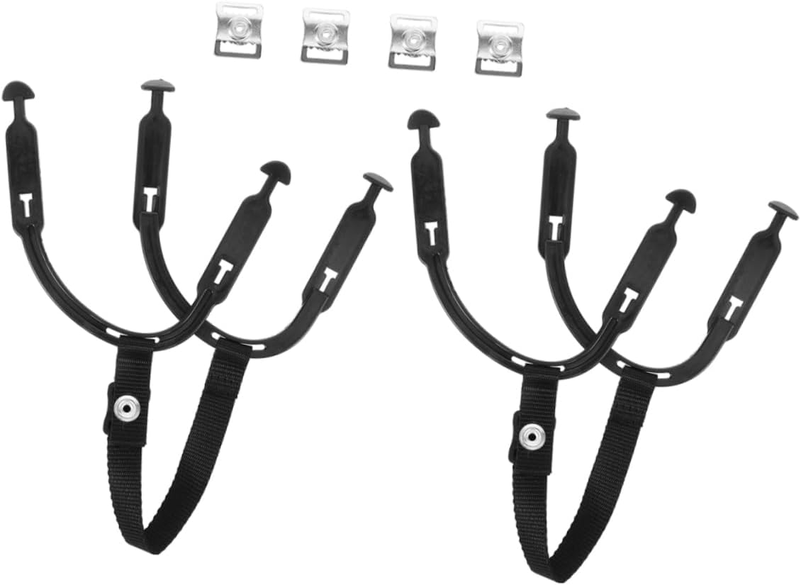 Kisangel 2sets Adjustable Ice Hockey Chin Strap Replacement Kit with Ear Sling Helmet Strap for Safety and Performance Ice Sports for Comfort and Stability