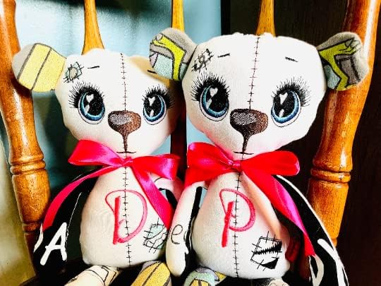 Handmade Memory Teddy Bear Gift Patchwork Garments Blanket t-Shirt Pants Uniform