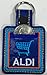 Shopping cart Aldi quarter holder keychain Handmade-Embroidered Holds Quarter for grocery Shopping Cart. Great Aldi Lover gift. Blue