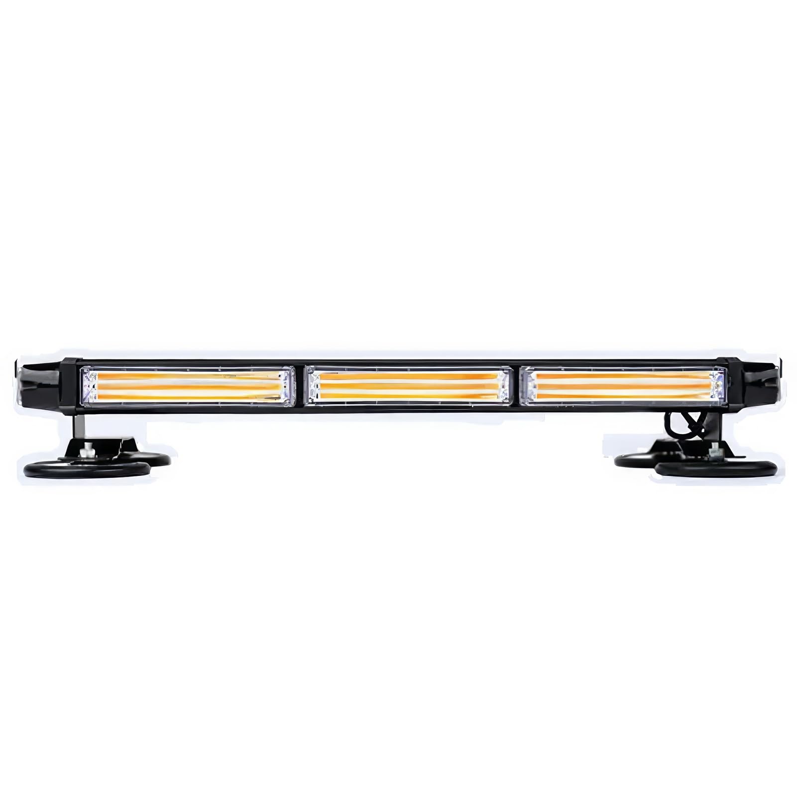 COB 12V LED strobe strip, TOTMOX doble cara luz de advertencia, vehículos de tráfico de emergencia, automóviles, camiones, tractores, flash impermeable amarillo