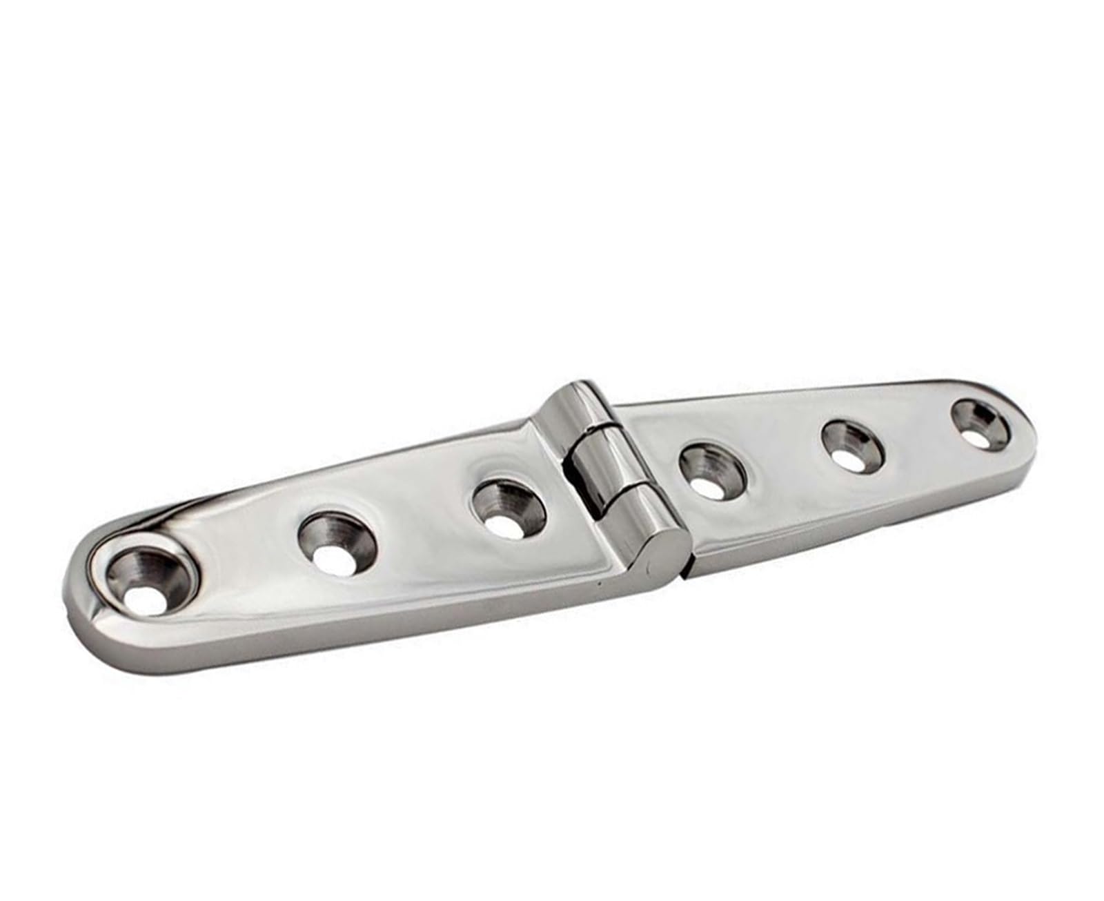 1PCS Boat Strap Hins WIith 6 Holes Stainless Steel 316 Marine Heavy Duty 152mm Mirror Polish Door Strap Hin Accessories