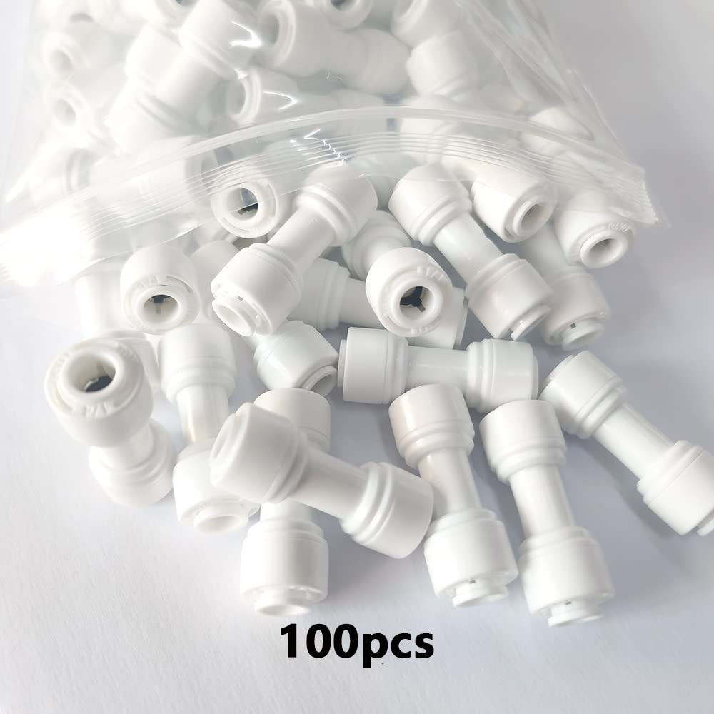 Malida Tubo de 1/4 "a 1/4" tubo recto ajuste a presión conexión rápida para RO sistema de agua
