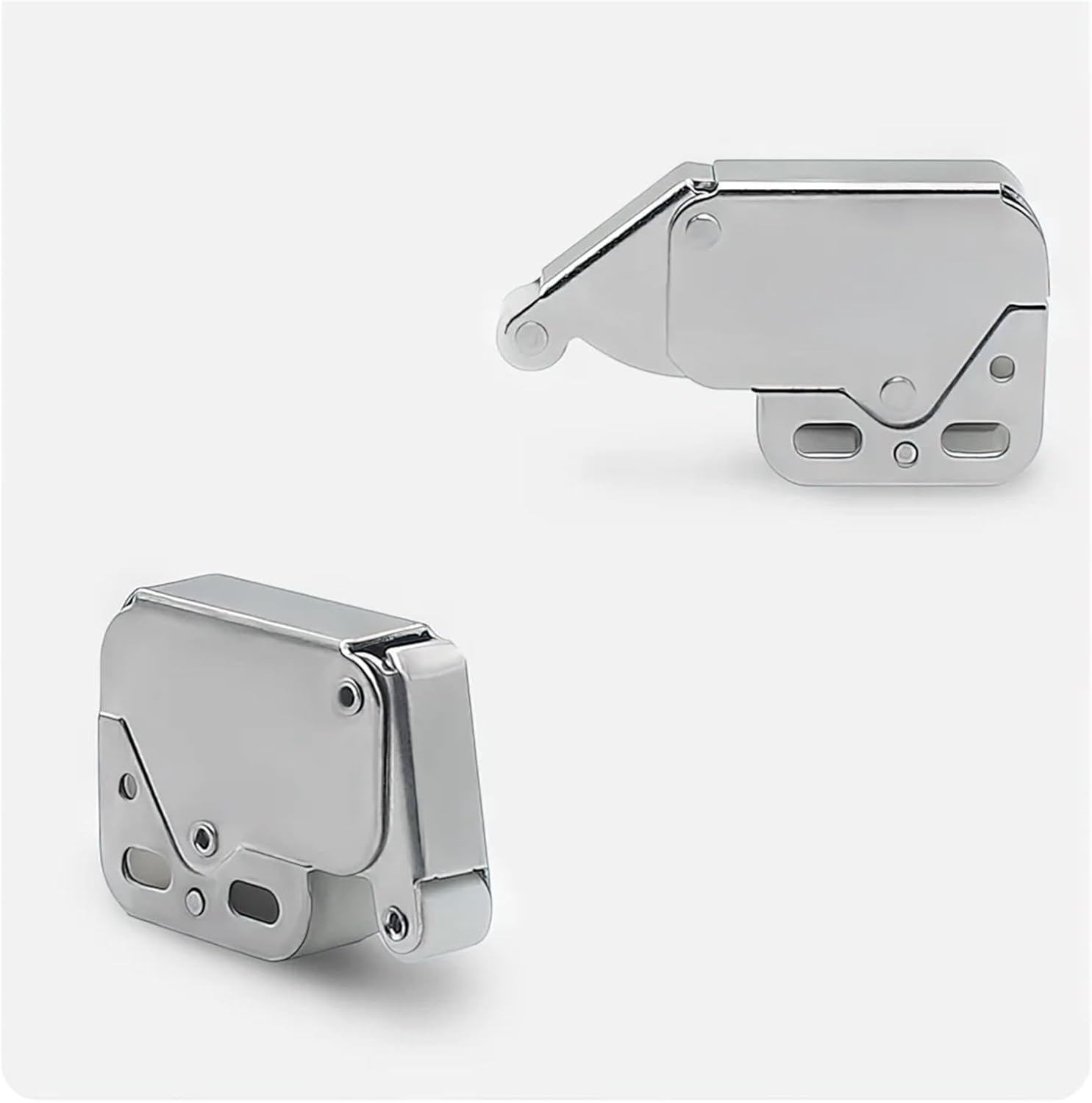 Touch Latch Automatic Spring Push Catch Bounce Lock 49 X28mm 4Pcs