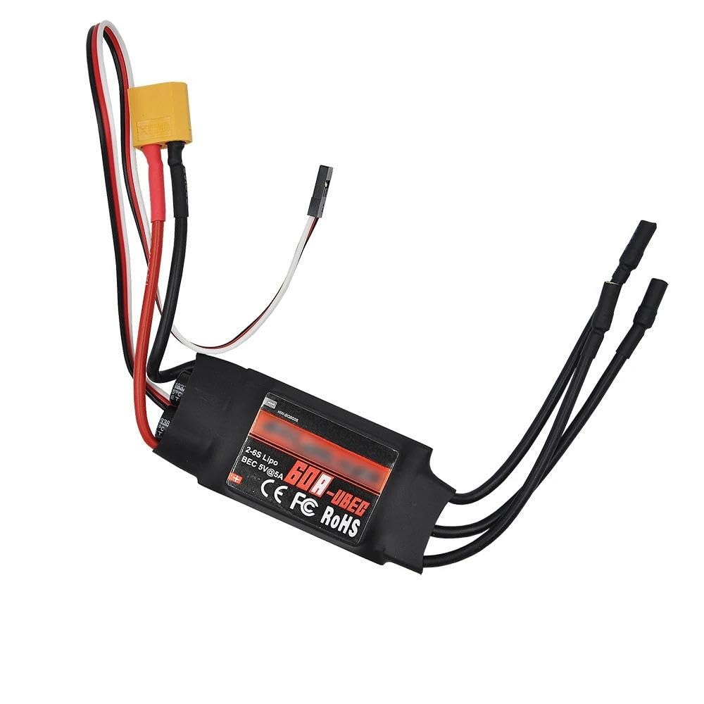 Pompa hydrauliczna 30A 40A 60A bezszczotkowy kontroler ESC z 5V BEC dla 1/14 koparka RC spychacz inżynieria części do ładowarek kołowych(30A)