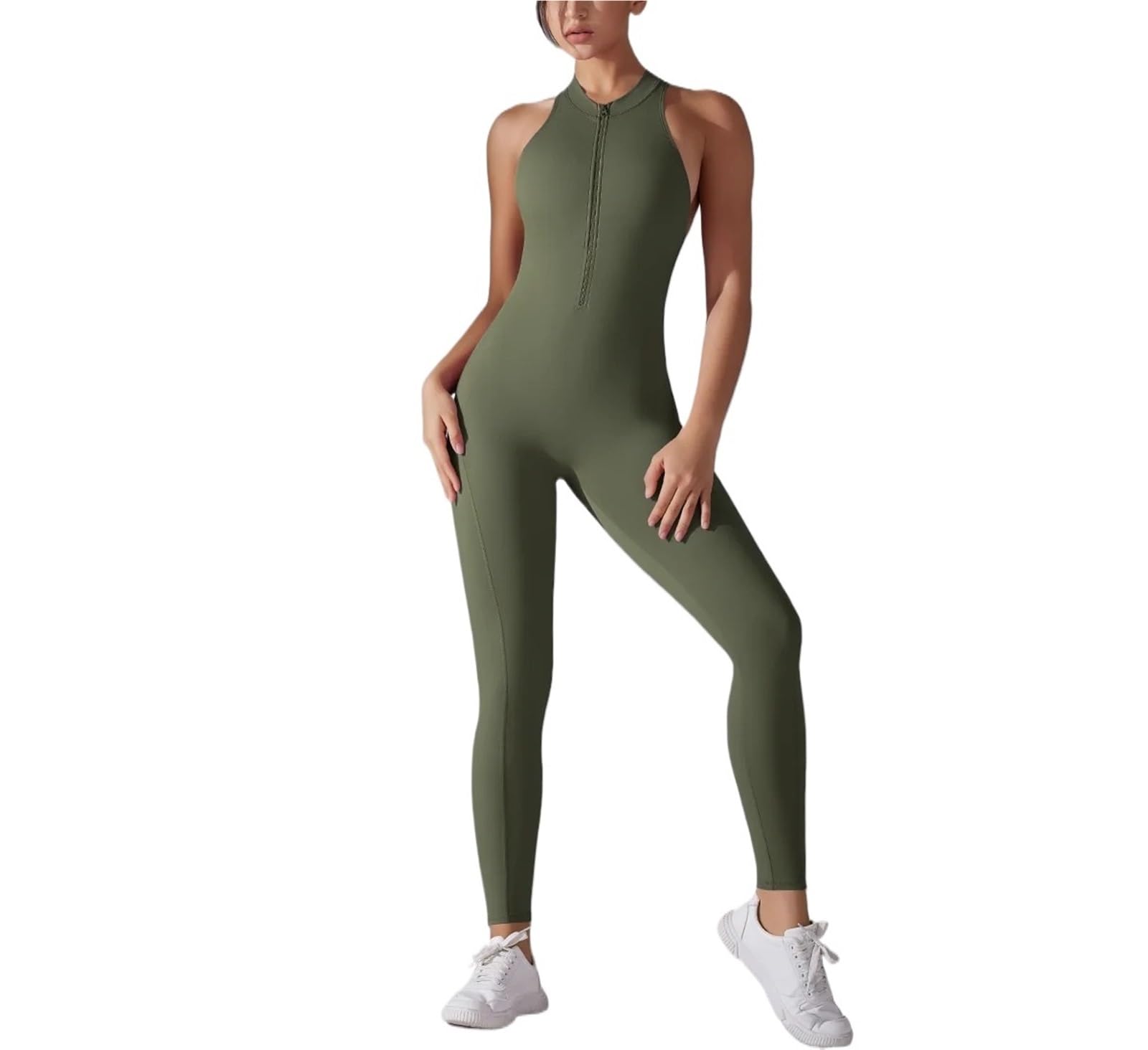 Combinaison de yoga dos nu pour femme - Body gainant pour le ventre et le fitness