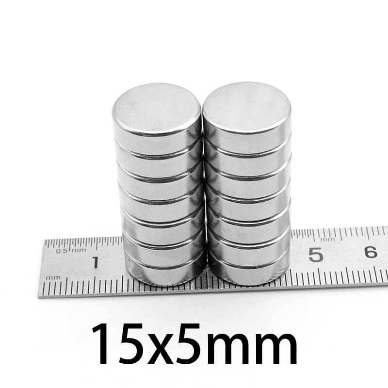 5-80pcs 15x5mm SPowerful disc 15mmx5mm Permanent Neodymium 15 * 5mm Round 15 * 5 Magnet(2pcs)