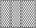 Outspark 18" Grill Grates Replacement Parts for Charbroil Performance 3-Burner Grill G422-0012-W1 G422-0013-W1 463372017 463348017,3 Pack Cast Iron 3 Burner Cooking Grid Grate