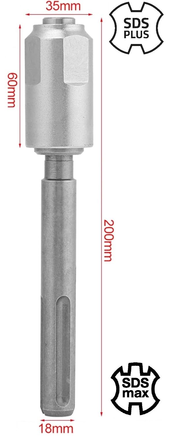 ADATTATORE PER MANDRINO Da Trapano Con Filettatura 1/2 Maschio Brico - Foto 12