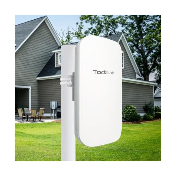 2025 Outdoor WiFi Extender，WiFi Booster | AI Watchdog | Repeater&AP Mode｜IP65 Weatherproof | Up to 1200Mbps Dual Band WiFi Repeater